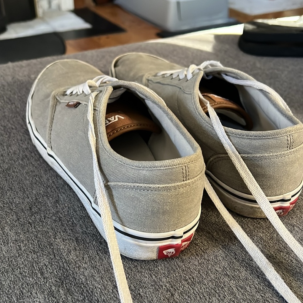 Lightly Work Gray Vans - Picture 3 of 3